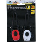 Dunlop Pro Silicone Led Bike Light Kit Front And Rear készlet GSP-255453