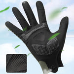 Rockbros cycling gloves spring/summer/autumn, full, size: XL - green zielony \ xl kesztyű