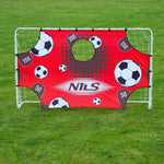 Goal with net and aiming panel Nils BR240P 2in1 240x150cm 10-10-821