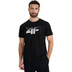 4f Men's T-shirt M2359 deep black 4FWAW25TTSHM2359 20S Ruházat