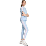 Adidas Essentials 3-Stripes Cotton Women's Light Blue 2xs női leggings KD2352