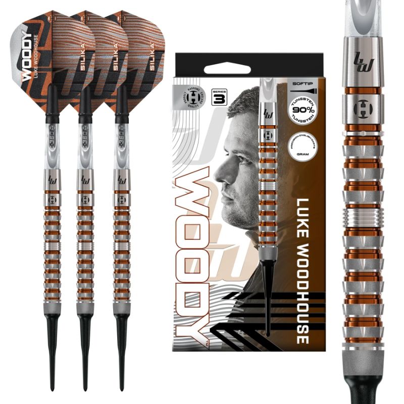 Harrows LUKE WOODHOUSE SERIES 3 darts 90% softip Egyéb