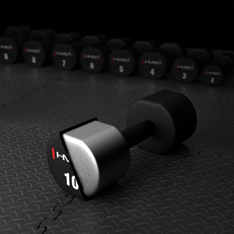 HMS HPT10 2 x 10 KG POLYURETHANE TPU Dumbbells papucs 17-66-219