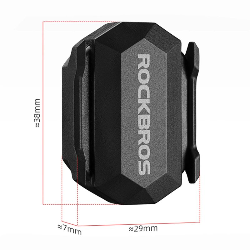 Rockbros C3 ANT+ / Bluetooth 2-in-1 Speed ​​or Cadence Sensor - Black