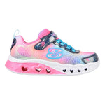 Skechers S-Lights Flutter Heart Lights - Simply Love 302315L-NVMT Navy/Multi sötétkék utcai cipő