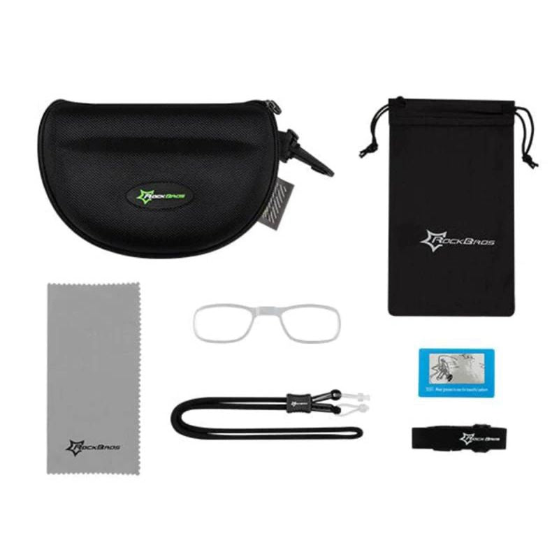 Rockbros 10143 photochromic UV400 cycling glasses - black czarny glasses, training equipment