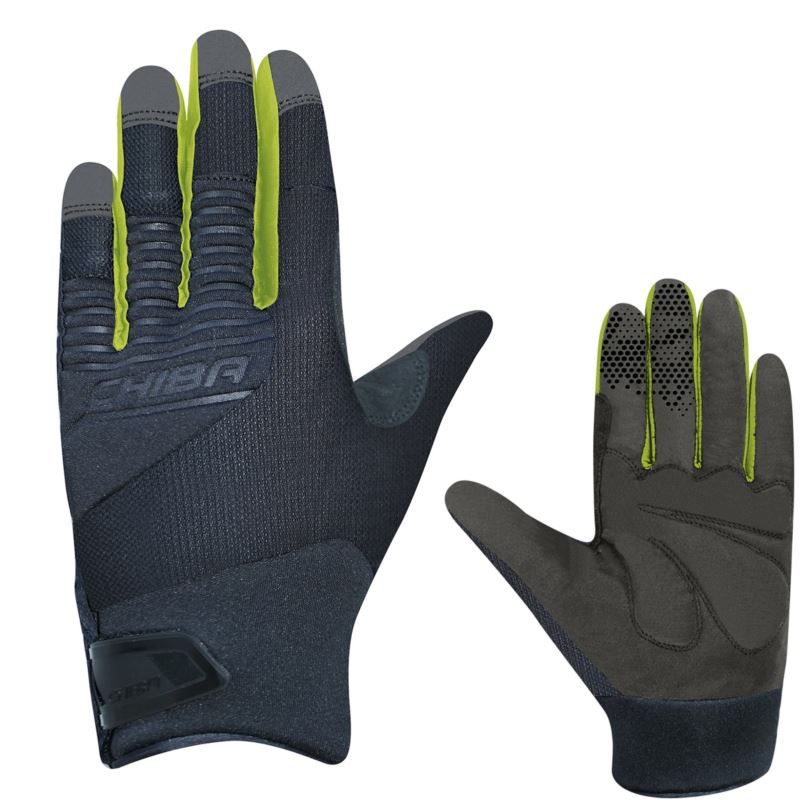 CHIBA BLADE gloves black yellow sárga kesztyű