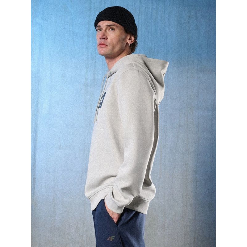 Men's regular hooded sweatshirt 4F