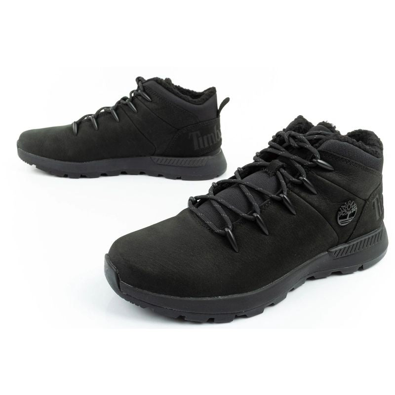 Timberland Men's Sprint Trekker Mid Insulated Hiking Boots, Black fekete utcai cipő