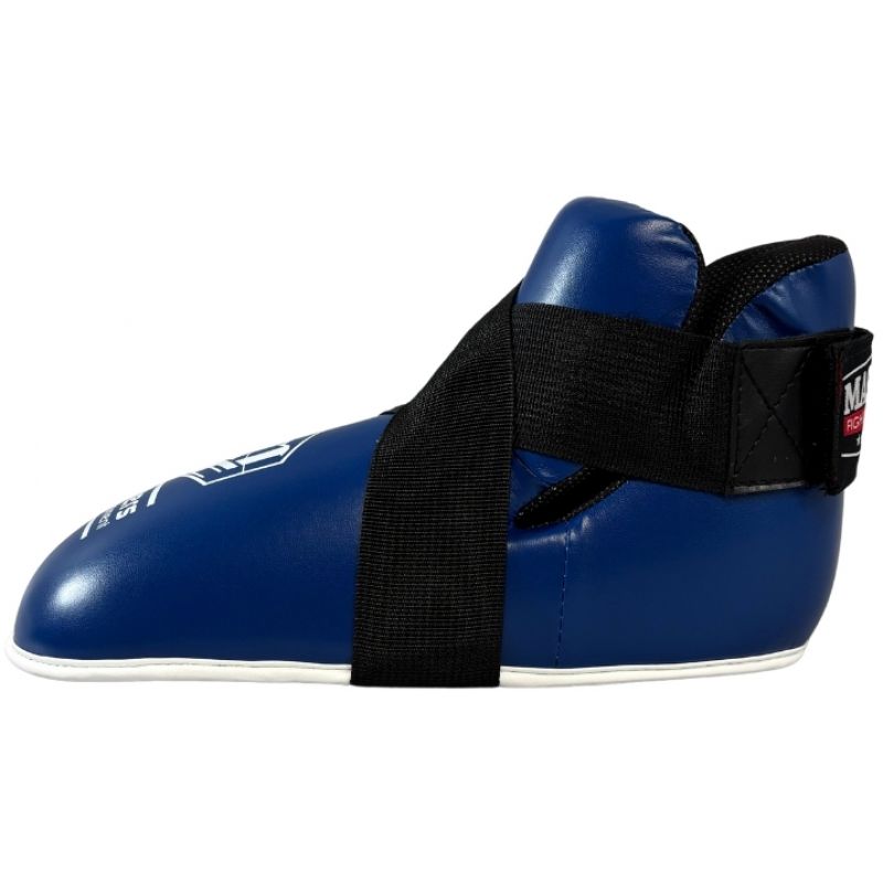 MASTERS FIGHT EQUIPMENT OSK-1 leather foot protectors (WAKO APPROVED) piros védőfelszerelés 03041-02M