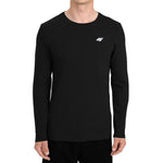 Men's 4F Longsleeve T-shirt M611 deep 4FWMM00TLONM611 20S fekete póló