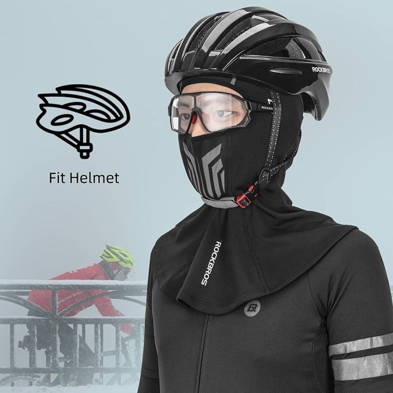 Rockbros sports balaclava/mask fekete balaclavas, masks
