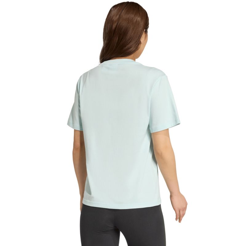 adidas Essentials Small Logo Cotton Light Blue Women's T-Shirt JY4965 Ruházat