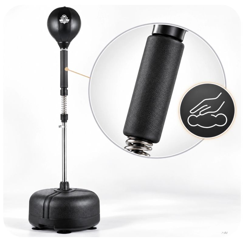 DBX Bushido Standing boxing for adults, adjustable, reflex | fekete labda TLS-NK