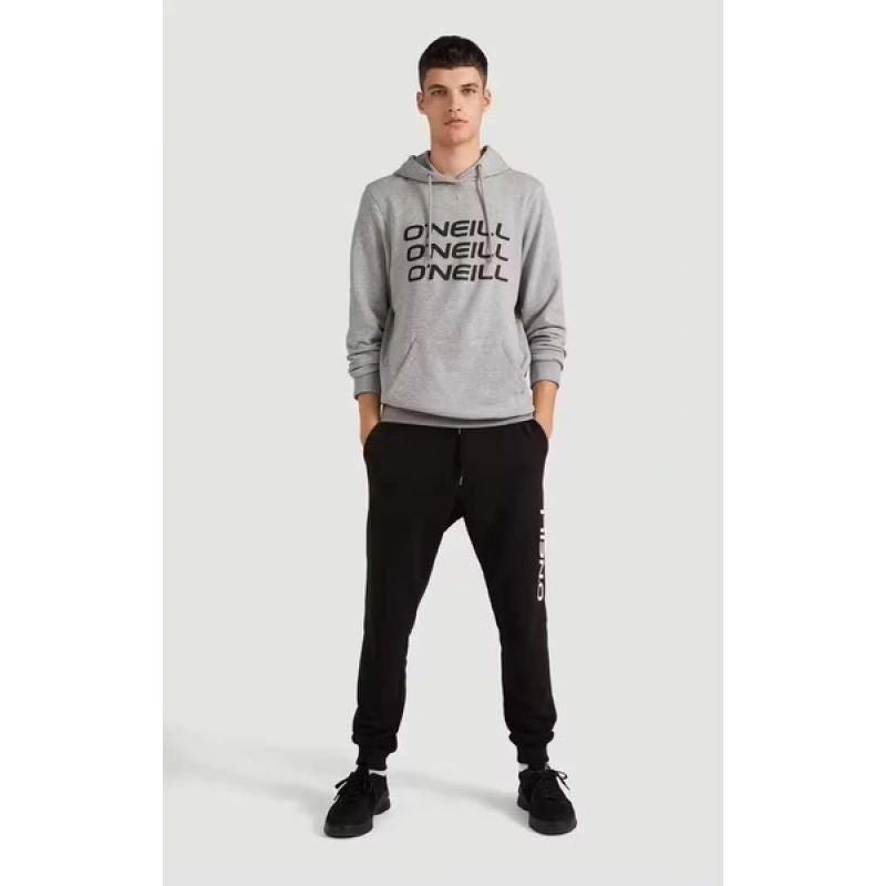 O'Neill men's sweatshirt with kangaroo pocket, Triple, fashionable gray szürke pulóver