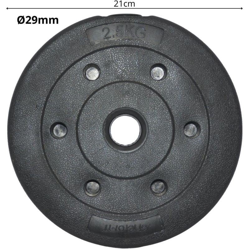 Enero Concrete Load 2.5 Kg Fit ø29mm weight, strength training equipment, training equipment
