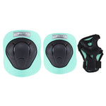 Nils Extreme Protectors Set Black and Mint H210 Size fekete protectors and knee pads, sets
