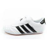 Adidas women's Taekwondo sports shoes white leather slip-on fehér zokni