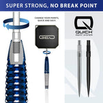 Harrows GEO 02 TORPEDO 90% steeltip darts Egyéb