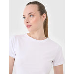 Slim plain women's T-shirt 4F 4FWMM00TTSHF2673-10S 2xl póló