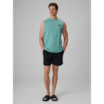 4F Men's relaxed sleeveless T-shirt with print ruházat