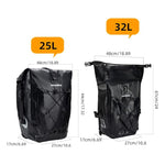 Rockbros 30140022001 waterproof bicycle for trunk - black czarny táska