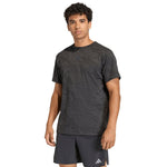 Men's adidas D4T Power Aop Tee Black KF3097 fekete kapucnis pulóver