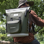 Rockbros Thermal Backpack with Insulation 18l Ergonomic - Green zöld backpacks, tourist equipment