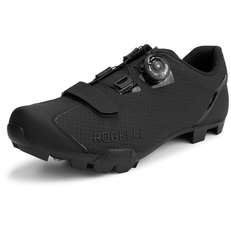 Rogelli MTB R400X black fekete kerékpáros cipő SIROG351774.39