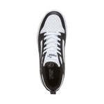 Puma Rebound V6 Lo Mid kids' shoes white and black 393833 01 Cipő
