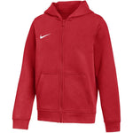 Nike Park 26 Fleece Full-Zip Hoodie for Kids Red IB1232 piros kapucnis pulóver