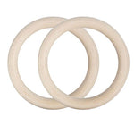 HMS Wooden gymnastic rings with measuring tape TX07 barna edzőfelszerelés 17-35-008