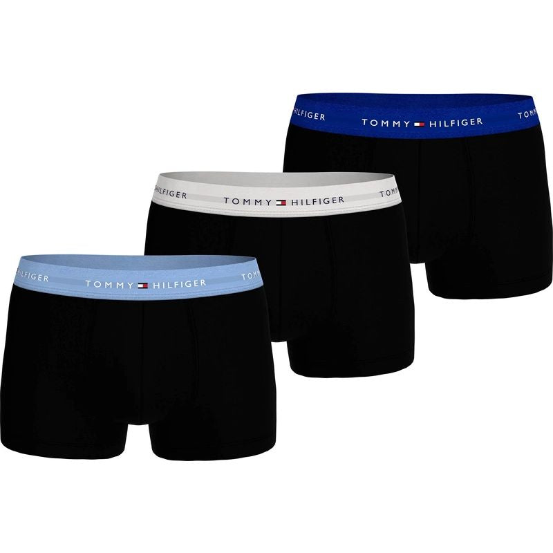 Tommy Hilfiger 3-Pack Men's Boxer Briefs Black Cotton Comfortable Egyéb