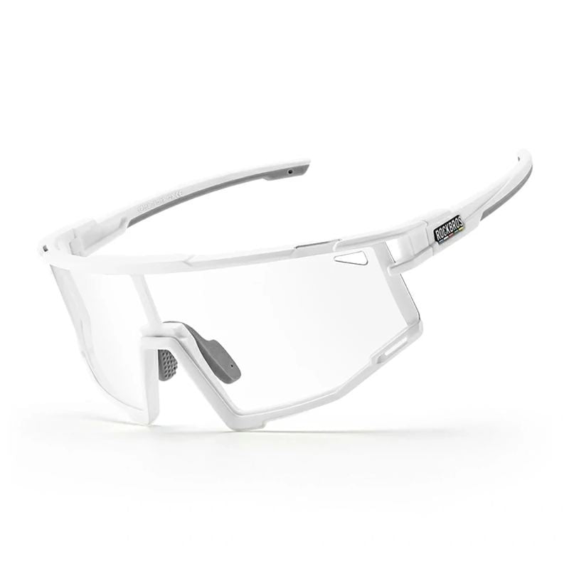 Rockbros SP258 ROAD TO SKY Photochromic Cycling Glasses - White biały training equipment