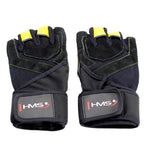 HMS Black/Yellow RST01 rM Gym Gloves fekete kapuskesztyű 17-63-201