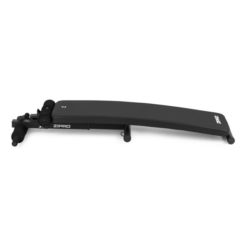 Zipro SLANT Flat Workout Bench Adjustable Backrest Gym, Home Black fekete edzőfelszerelés 38247316
