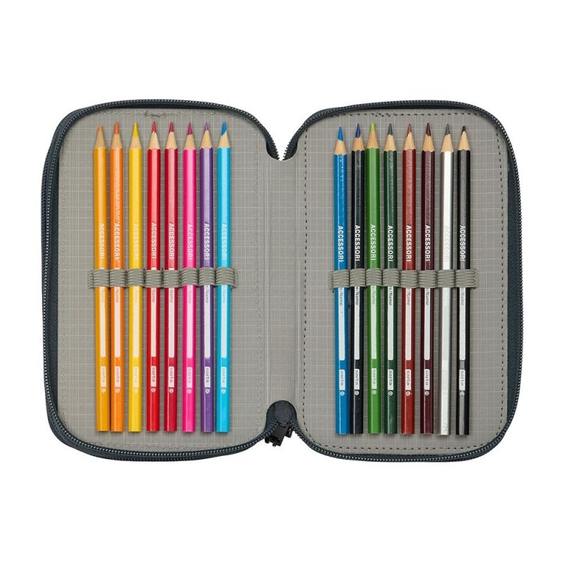 Real Madrid triple filled pencil case 37 pcs