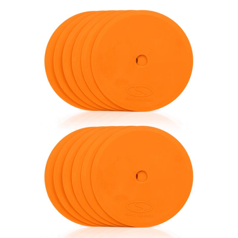 Smj Flat field markers - round 15 cm - 12x orange sport ZPO-O Kiegészítő