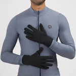 Rogelli SIGNATURE winter gloves black fekete kesztyű