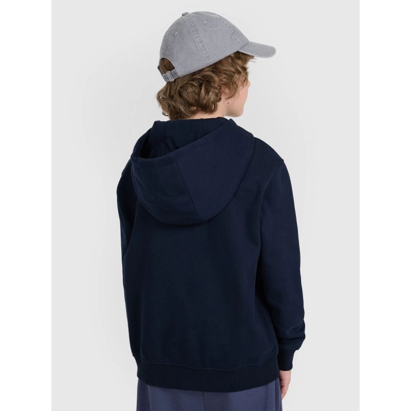 Boy's zip-up hooded sweatshirt 4F 4FJRMM00TSWSM2481-31S kapucnis pulóver