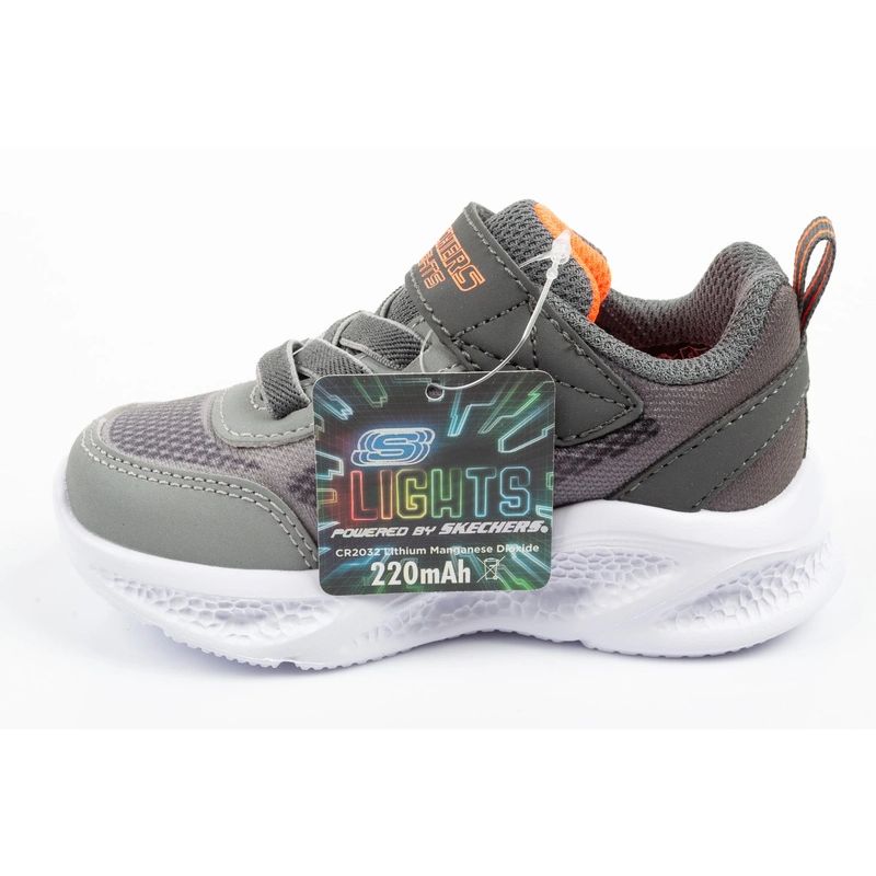 Skechers boys' sports S Lights light comfortable LED utcai cipő 401495N/CCGY