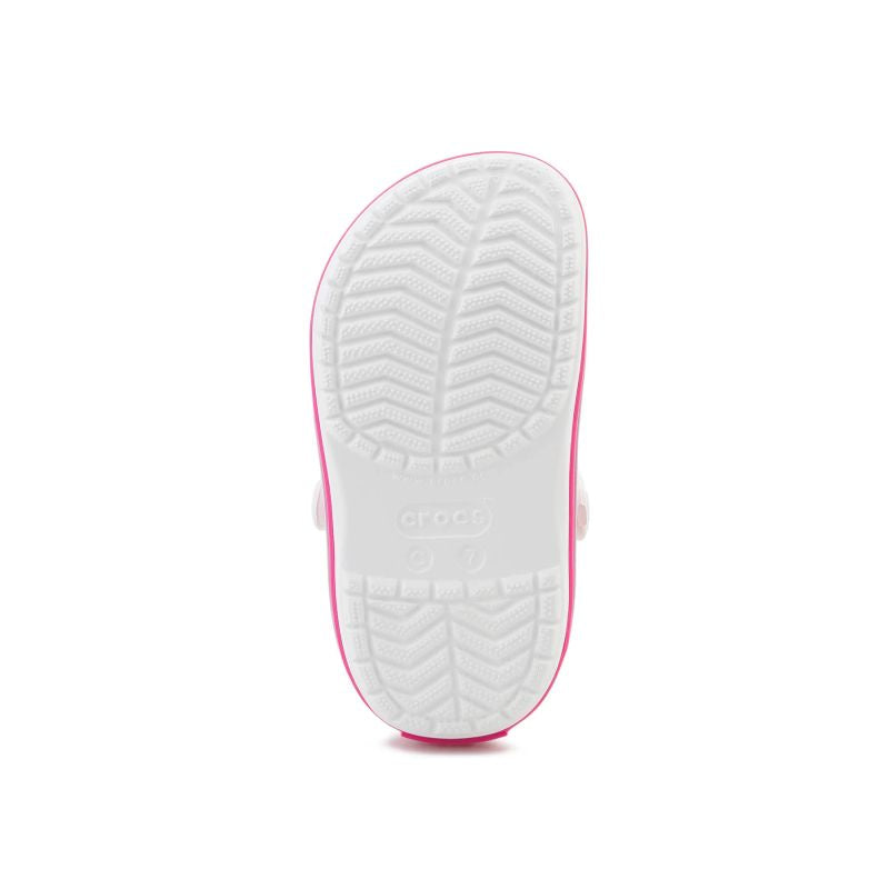 Crocs Crocband Kids Clog T White/Pink Crush 207005-6wu