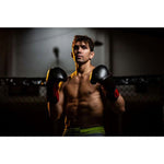 DBX Bushido 10oz Boxing Gloves - Hammer Red - Valor Series piros kesztyű