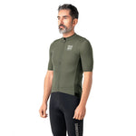 Rockbros 15220004002 ROAD TO SKY men's cycling jersey short sleeve - green zöld póló