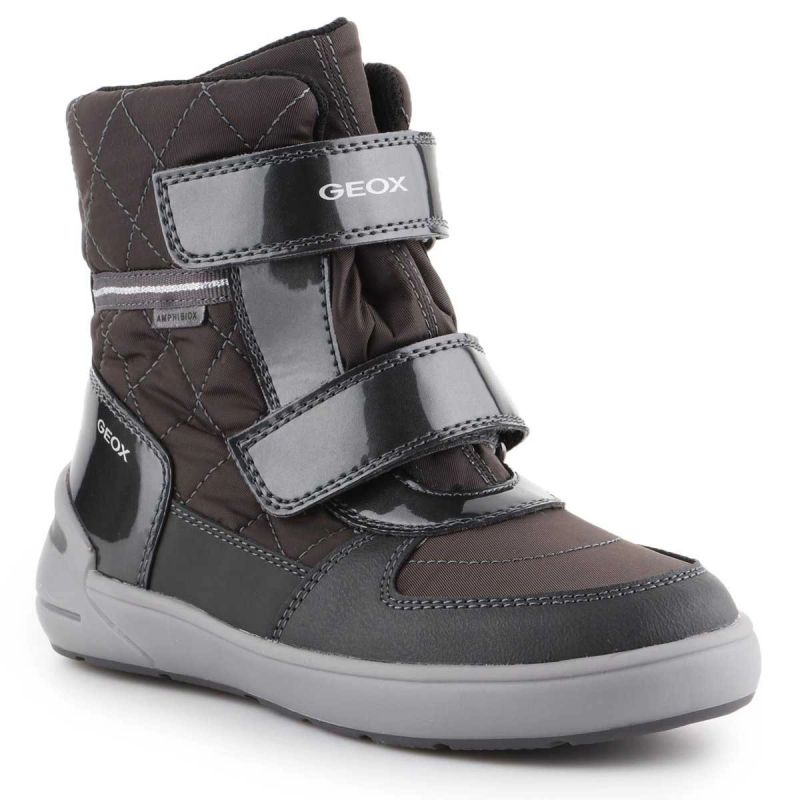 Geox J Sleigh Jr J949SD-0FU50-C9002 fekete utcai cipő
