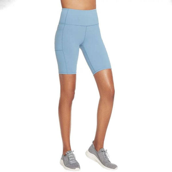 Skechers Go Walk High Waisted Bike Short W3SH53-BLGY Blue S General