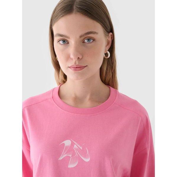 4f Women's oversize printed T-shirt 4FRAW24TTSHF2582-54S General