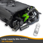 Rockbros 30140022001 waterproof bicycle for trunk - black czarny táska