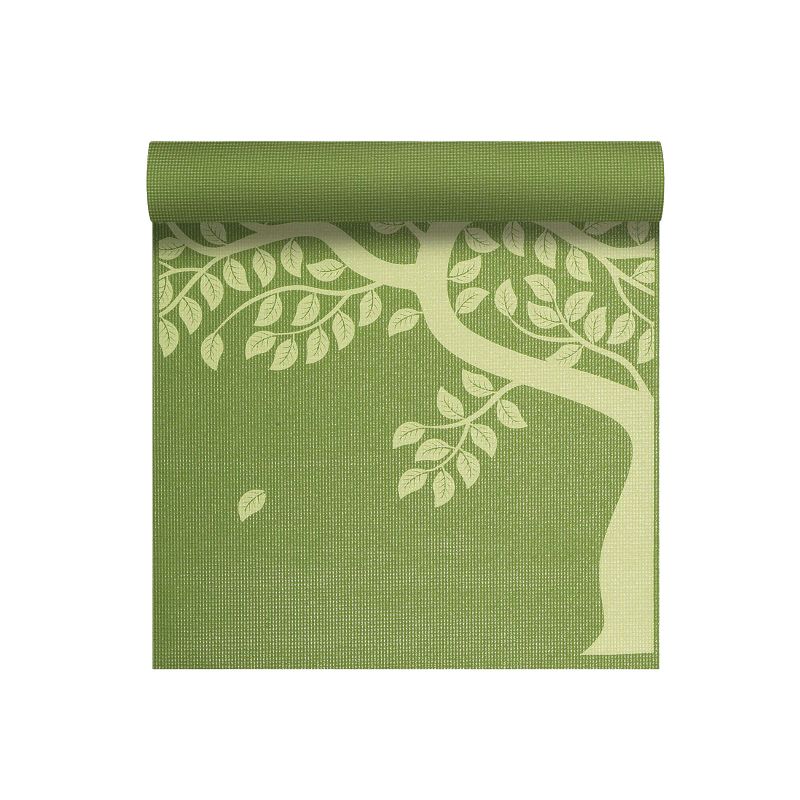 Yoga mat "TREE OF LIFE" 4mm zöld jóga matrac