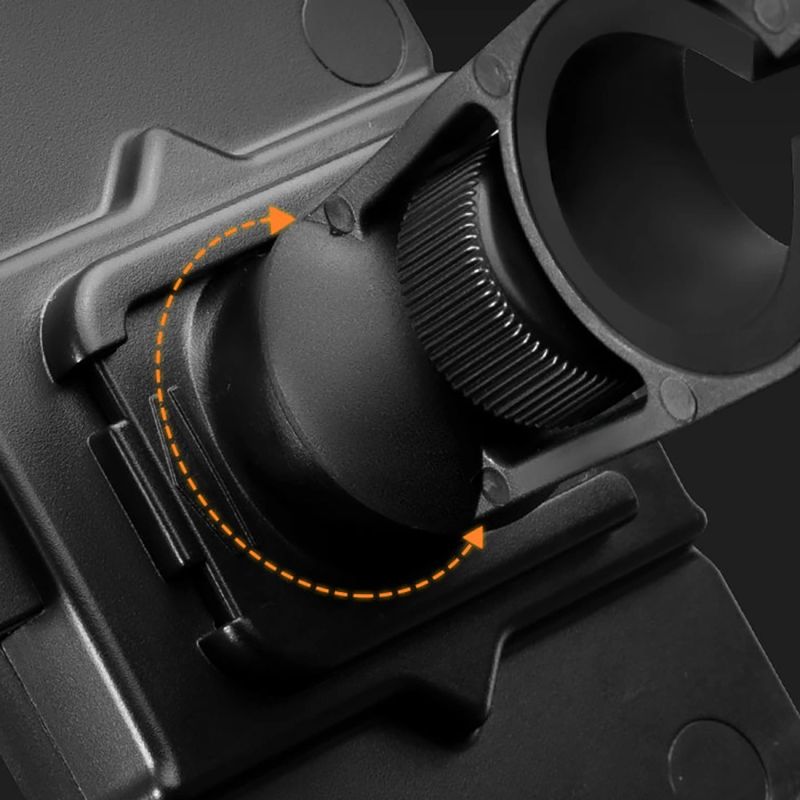 Rockbros HW-117 Handlebar Clamp Phone Holder - Black and Orange czarny || pomarańczowy phones and accessories